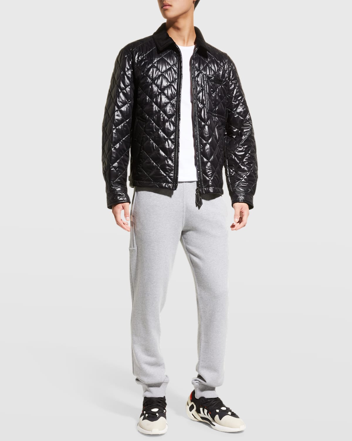 Men's Wanson Lacquered Quilted Jacket