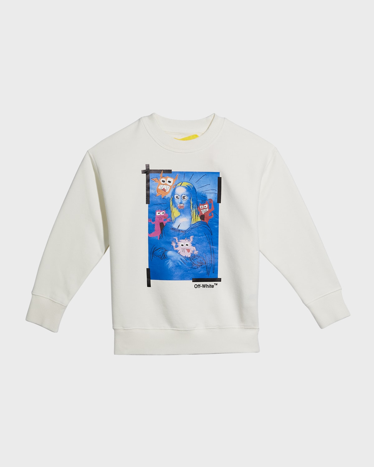 Boy's Monsterlisa Pullover Sweatshirt, Size 4-12