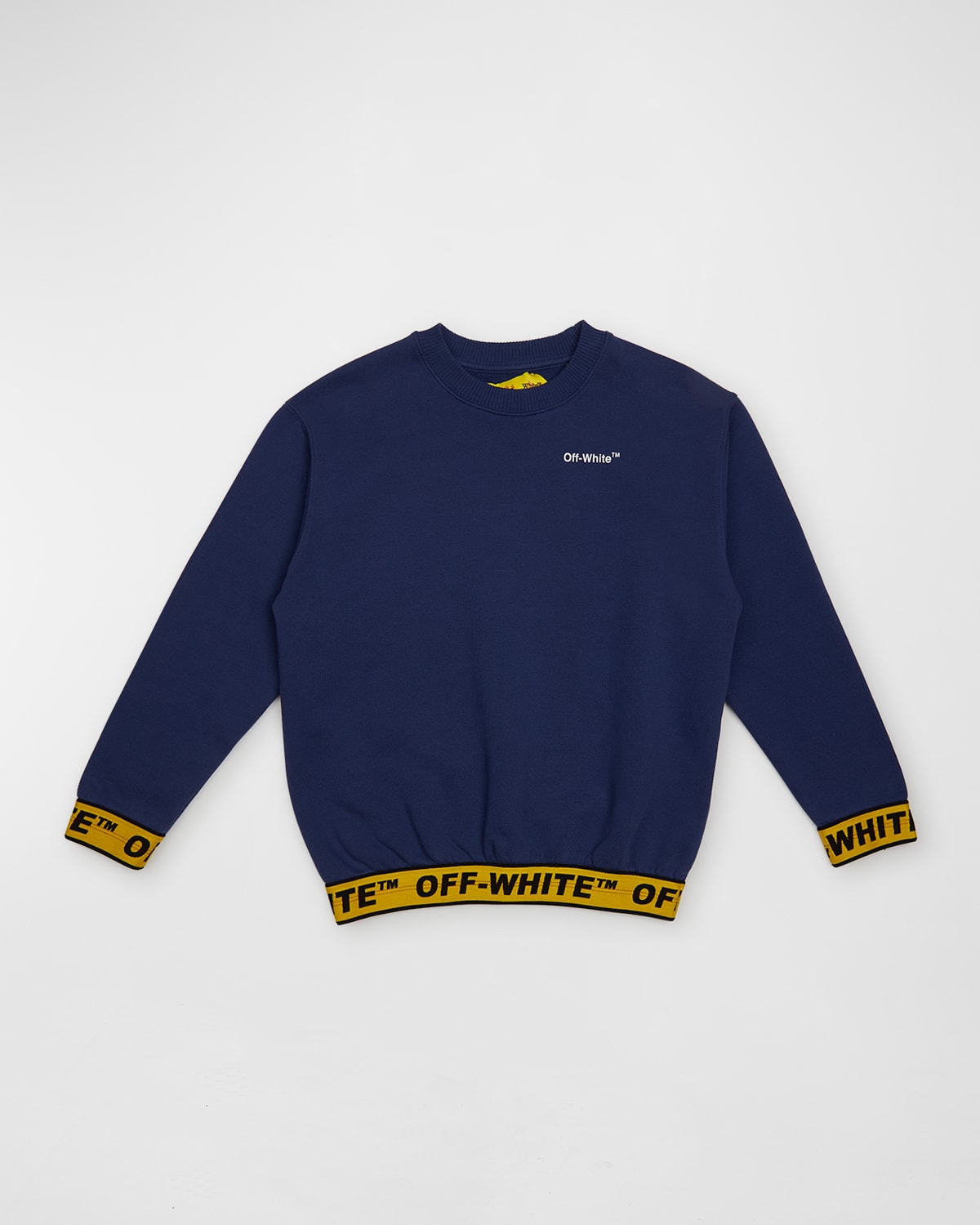 Boy's Logo-Tape Sweatshirt, Size 4-12