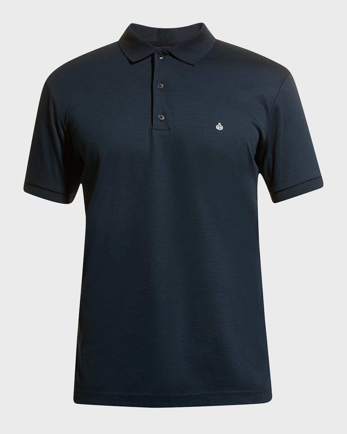 Rag & Bone Interlock Slim Fit Performance Polo In Wht