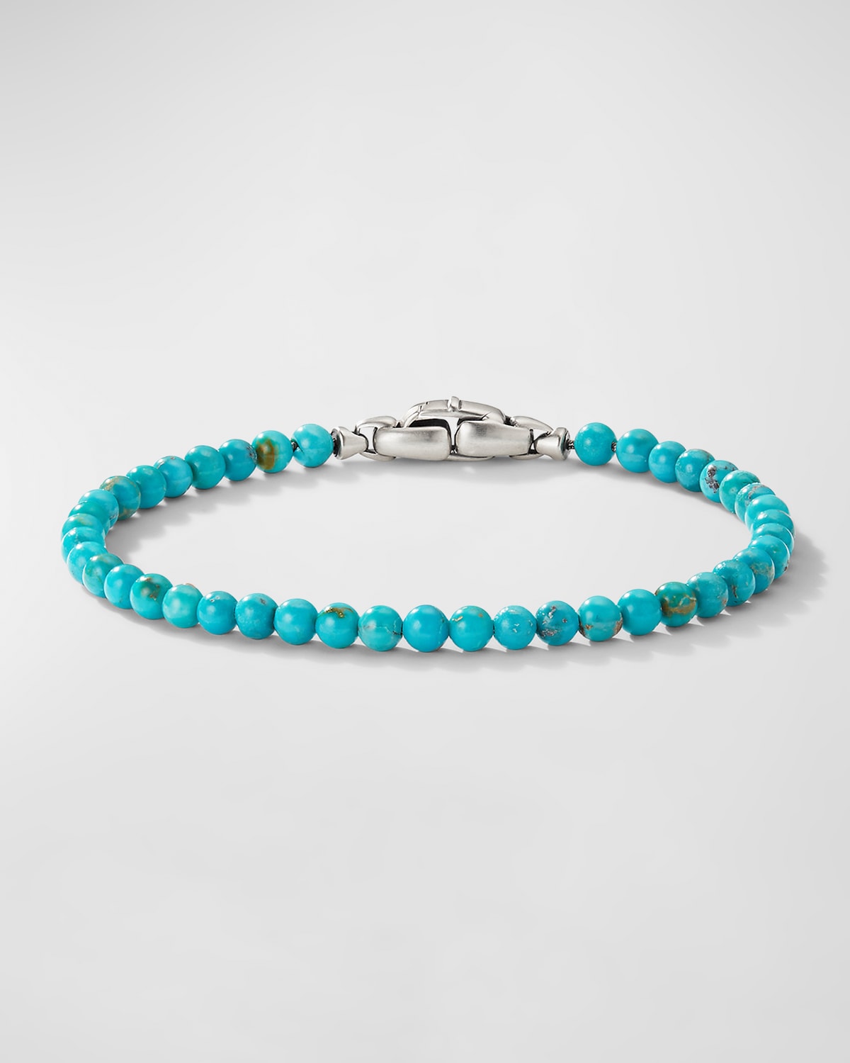 David Yurman Spiritual Beads Bracelet With Turquoise In Silver