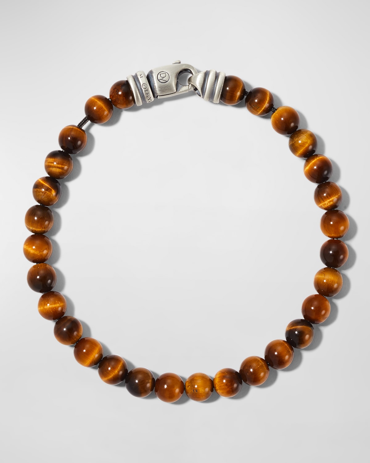 David Yurman Men's Spiritual Beads Bracelet With Silver, 6mm In Bte