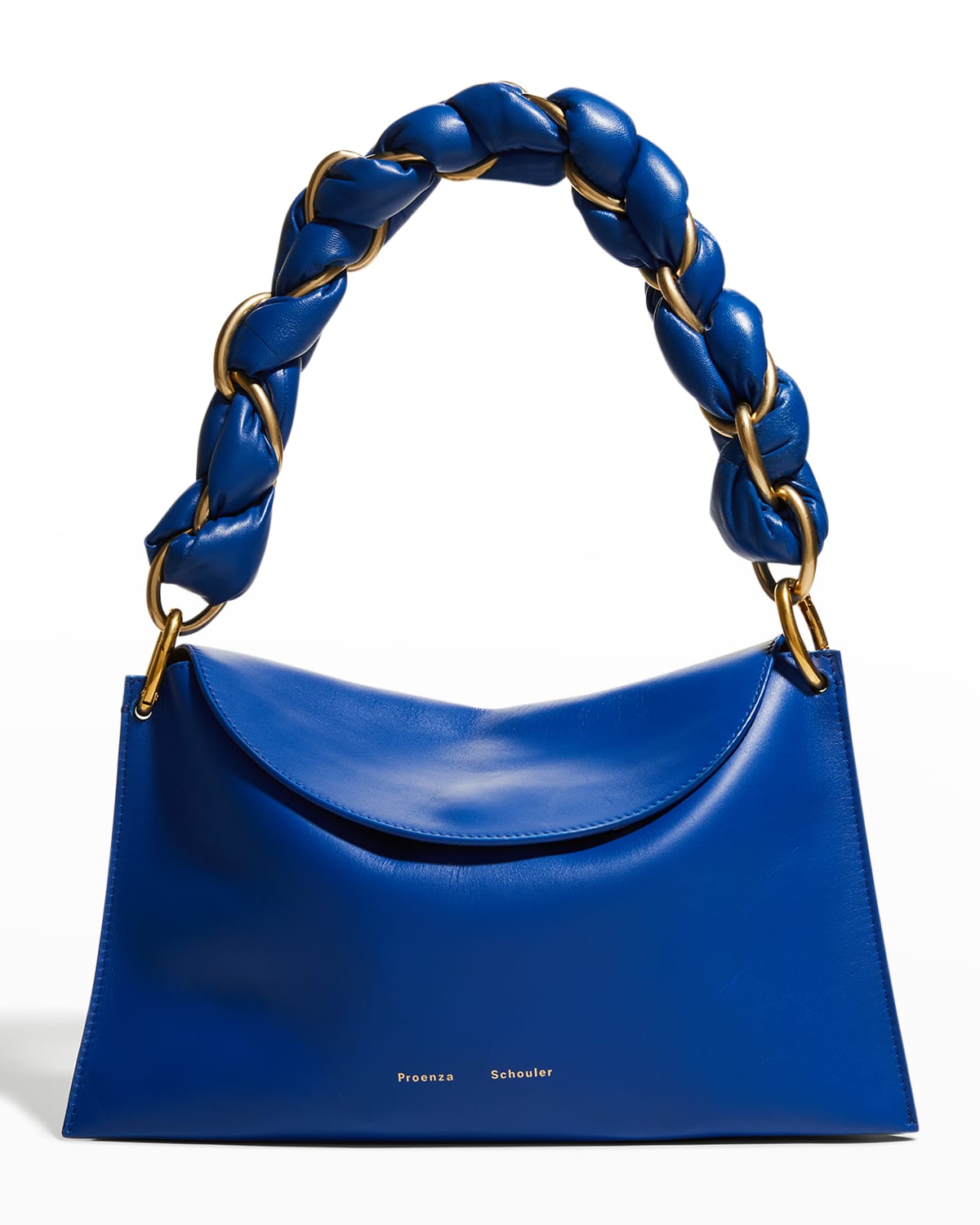 PROENZA SCHOULER BRAIDED CHAIN LEATHER SHOULDER BAG