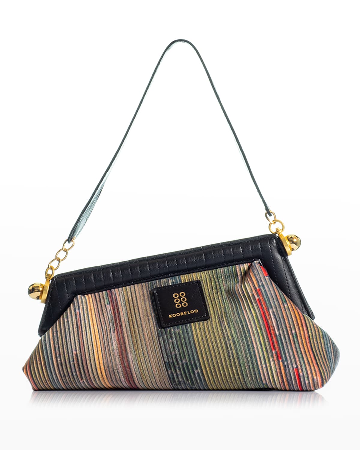 Kooreloo Multicolor Striped Asymmetrical Shoulder Bag
