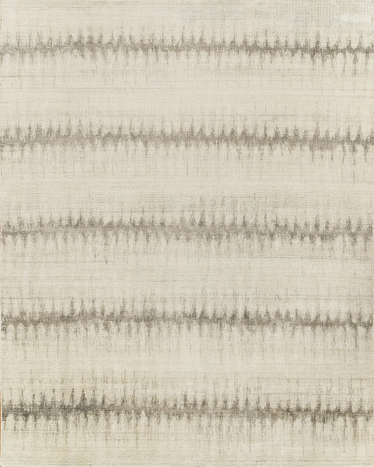 Exquisite Rugs Wynnedott Hand Loomed Rug, 10' X 14' In Ivory, Silver