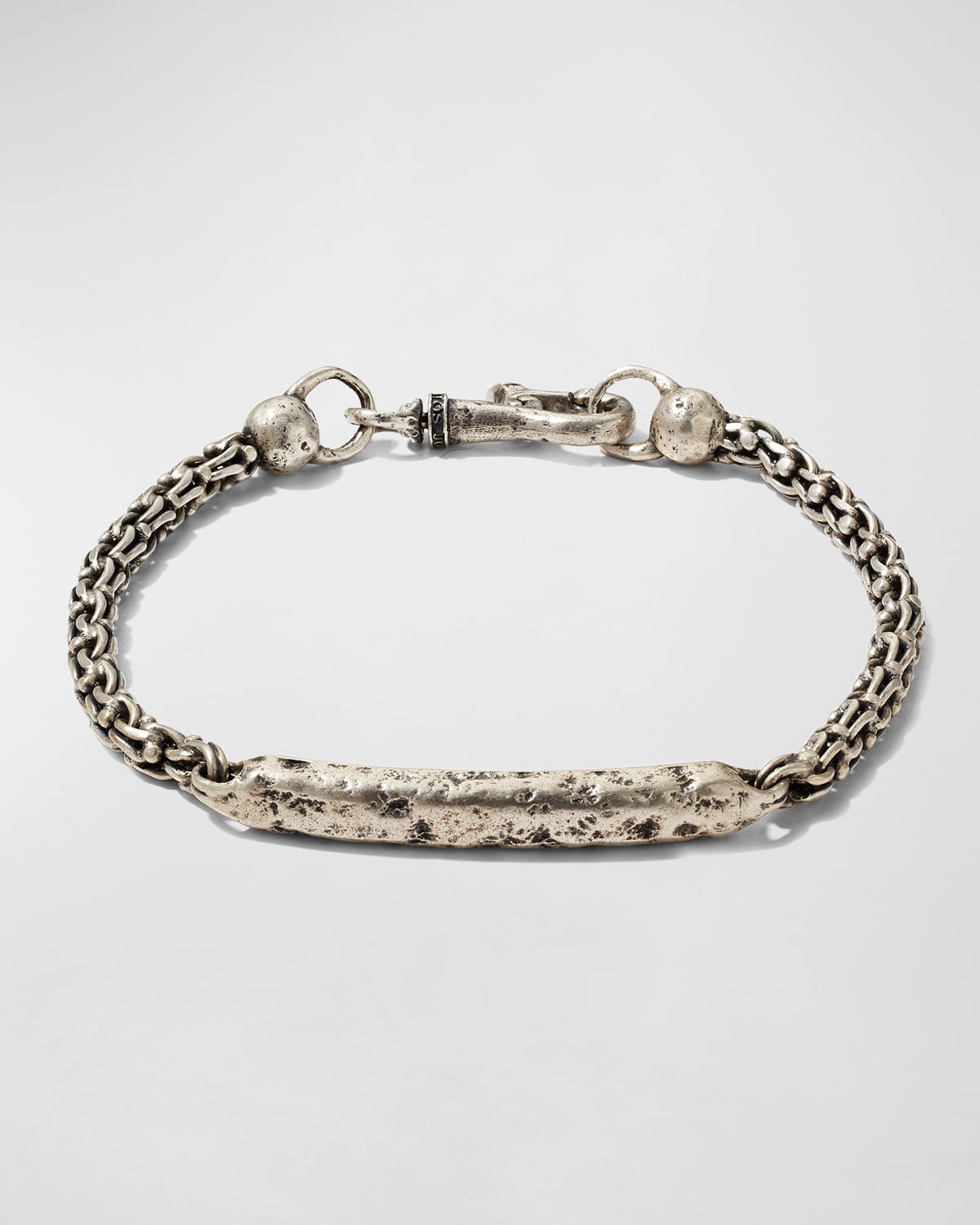 Men's Artisan Chain Link ID Bracelet