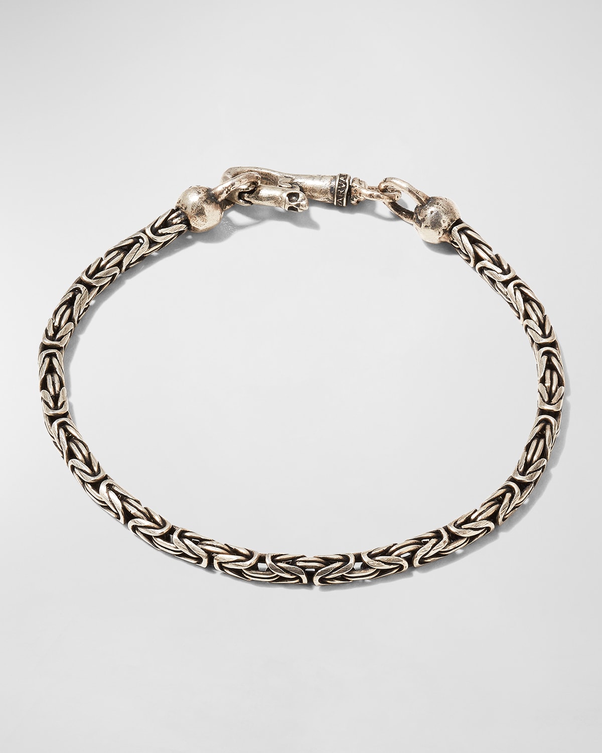 Men's Artisan Woven Chain ID Bracelet