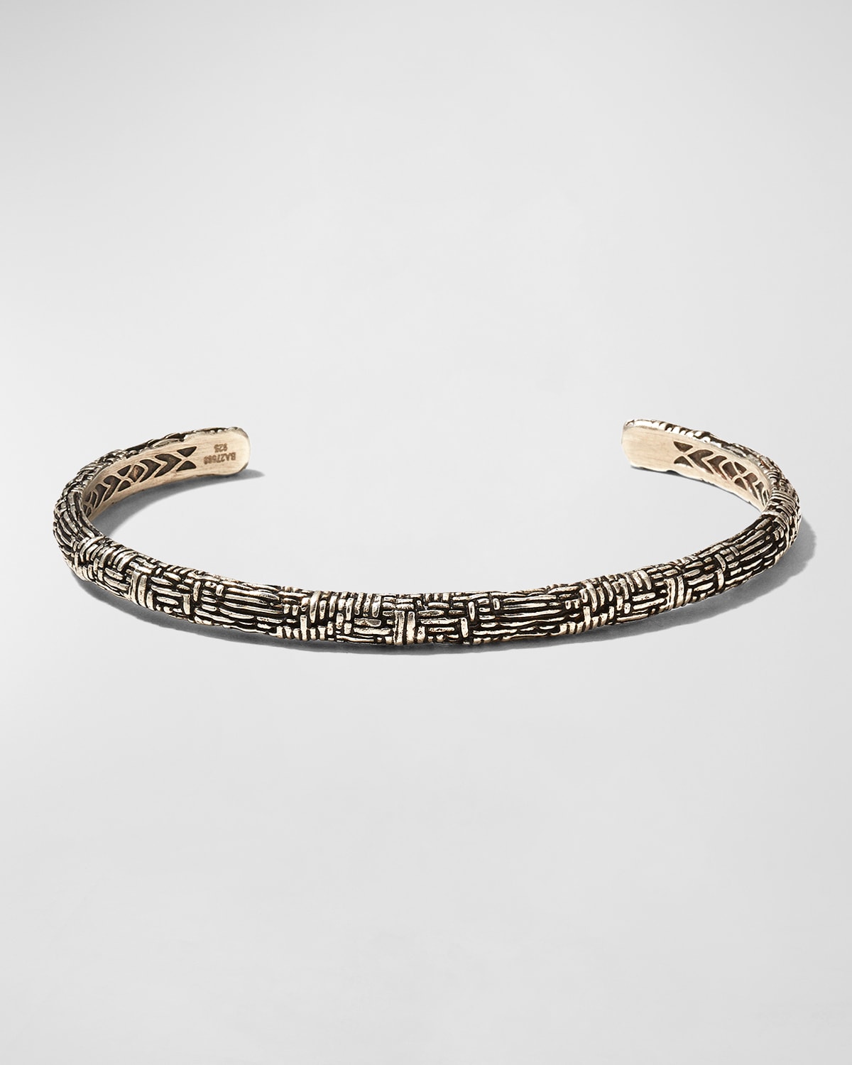 John Varvatos Men's Artisan Woven Texture Cuff Bracelet