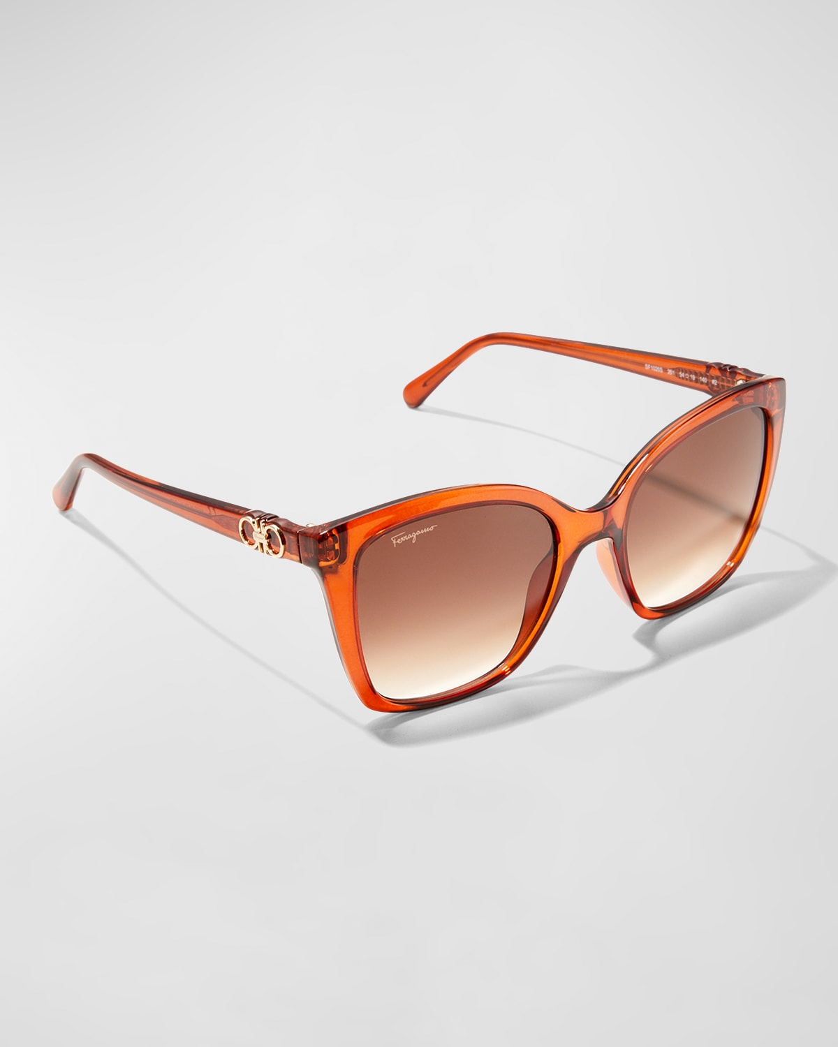 Gancini Square Injection Plastic Sunglasses