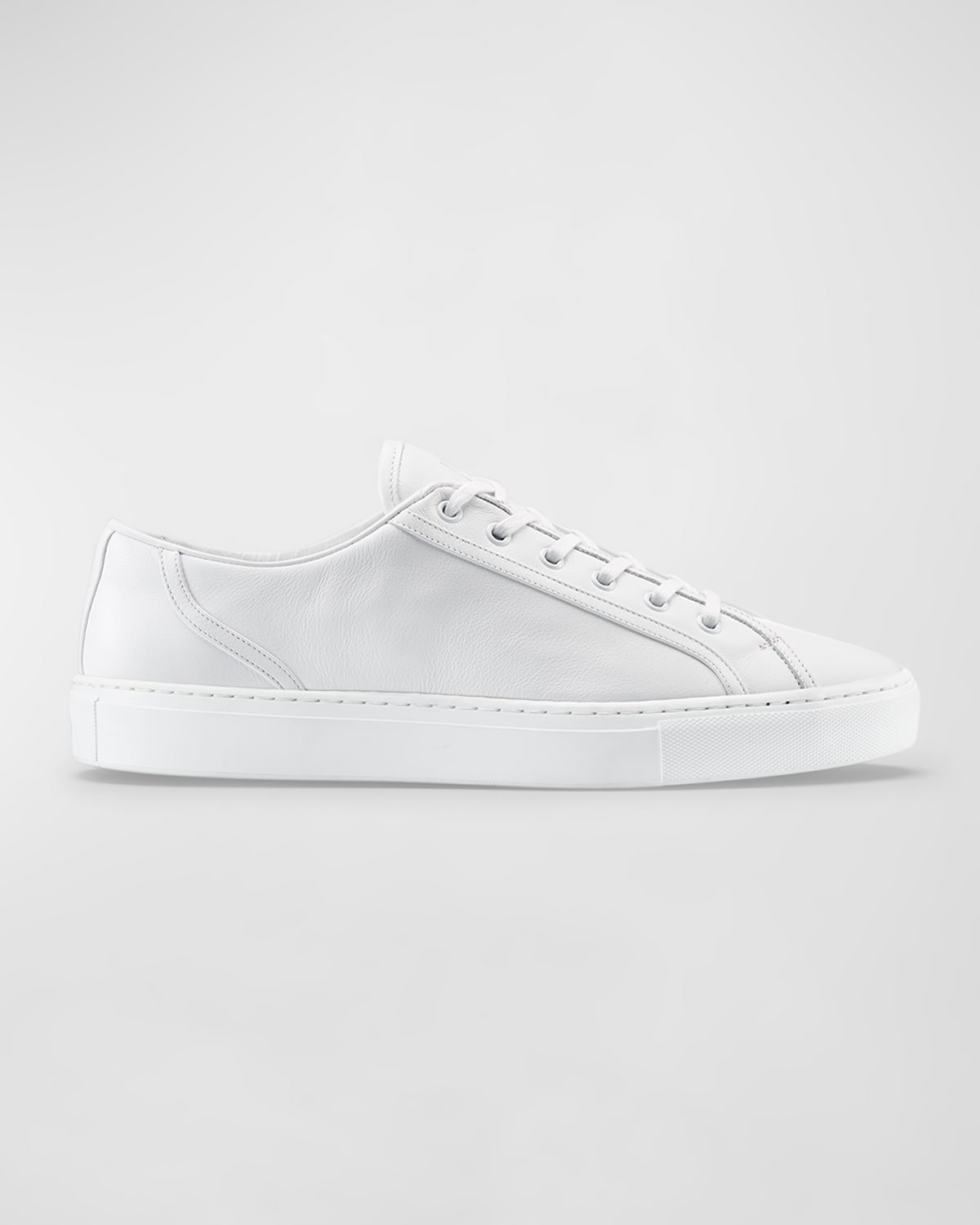 Shop Koio Men's Torino Leather Low-top Sneakers In Triple White