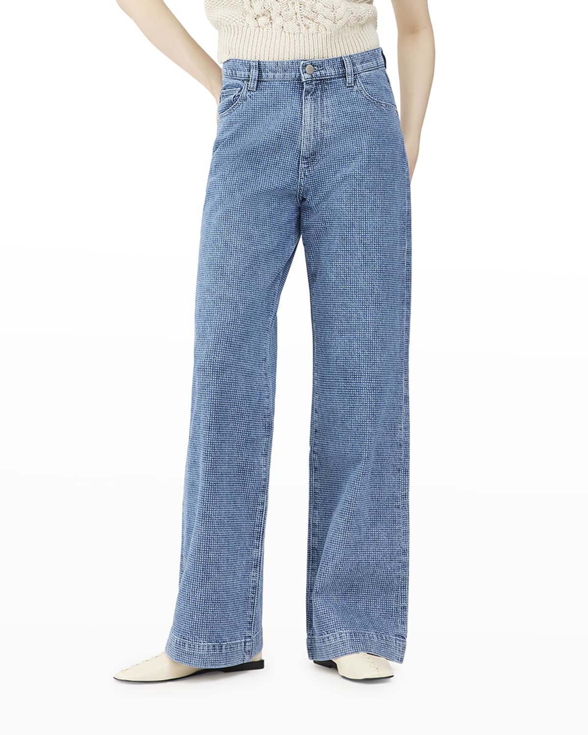 DL Premium Denim Zoie Wide-Leg Relaxed Vintage Jeans