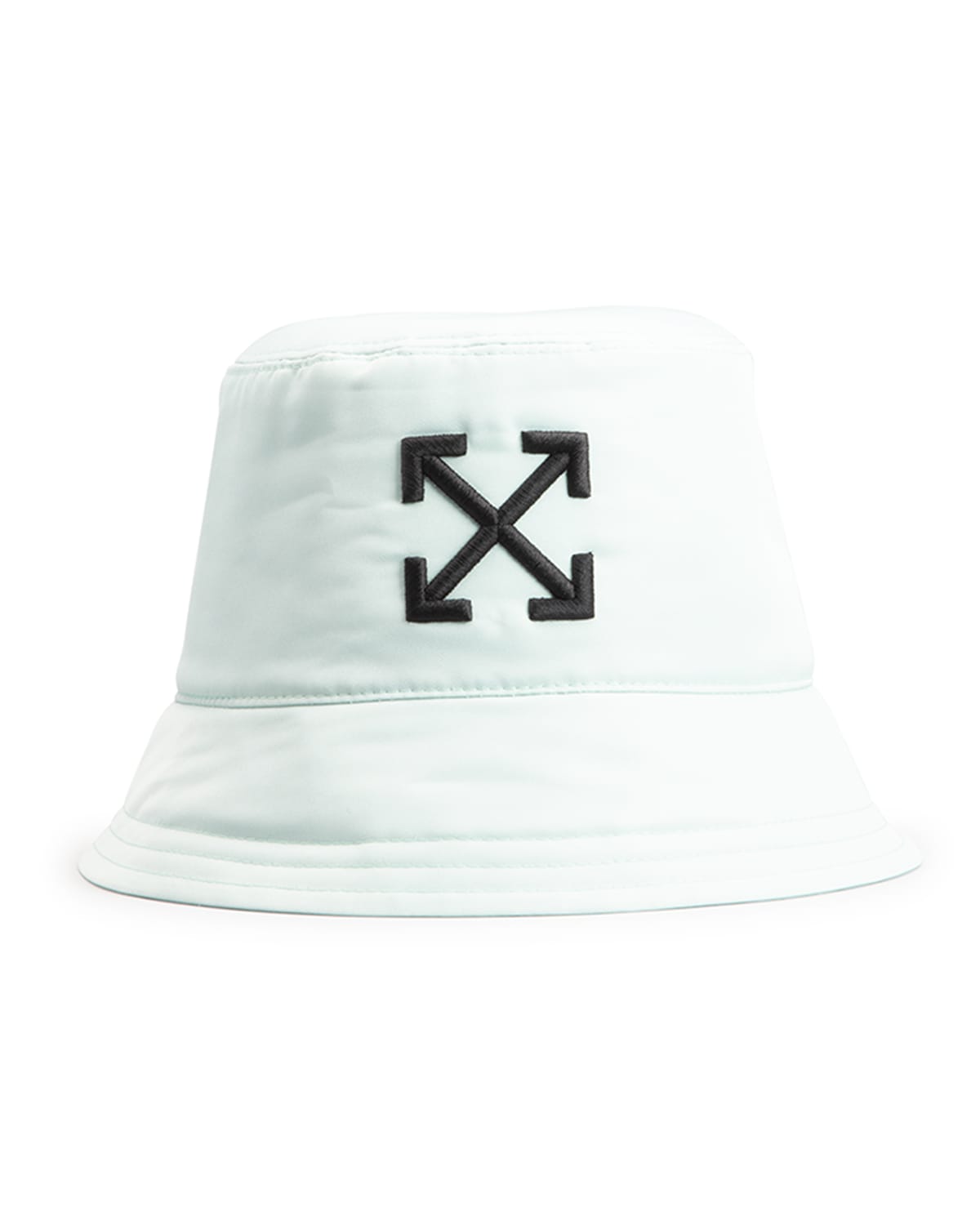 Shop Off-white Arrow Bucket Hat In Mint Black