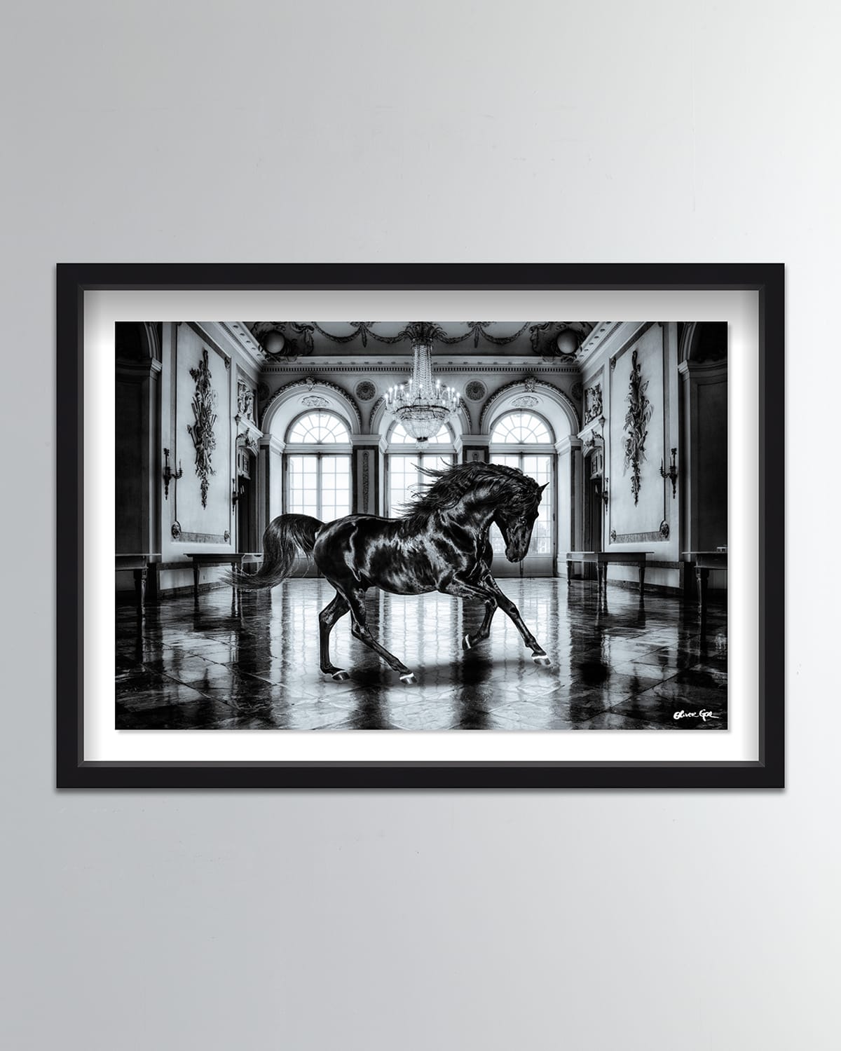 Shop The Oliver Gal Artist Co. Ballroom Strut Framed Wall Art Print In Black