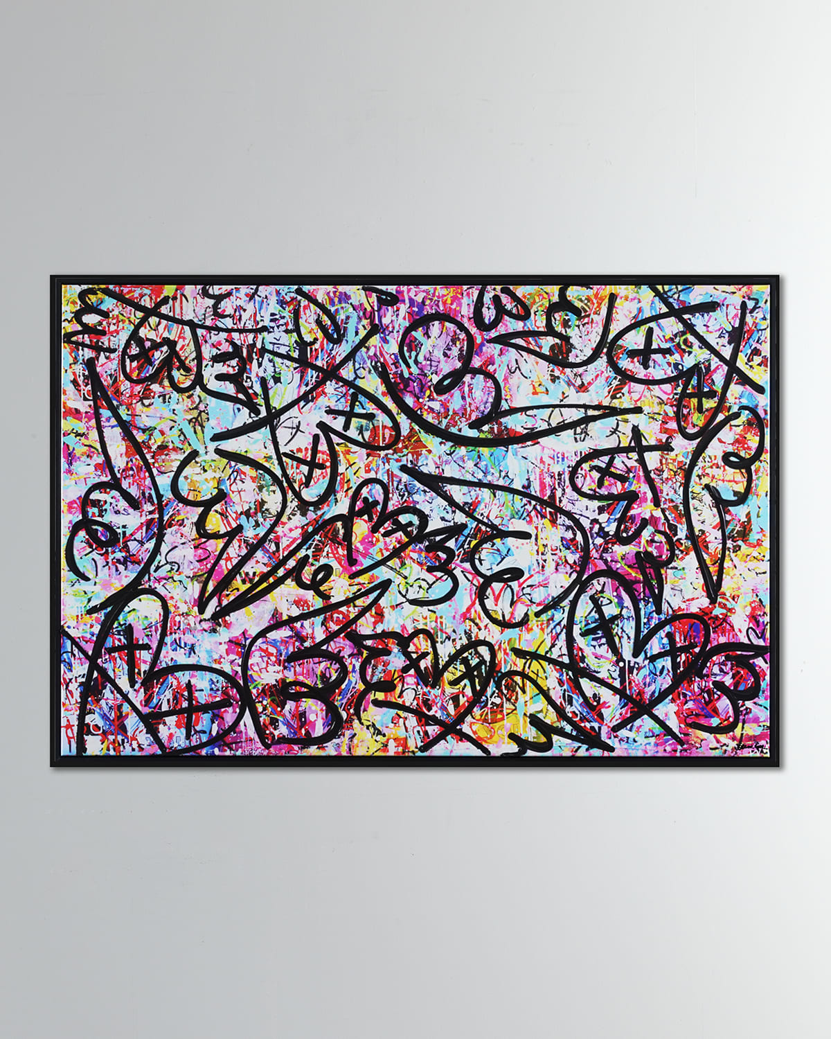 Graffiti Abstract Giclee on Canvas by Tiago Magro