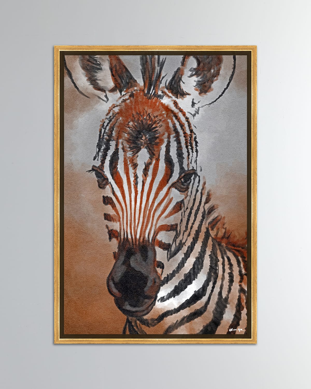 Shop The Oliver Gal Artist Co. Zebra Colt Giclee In Black