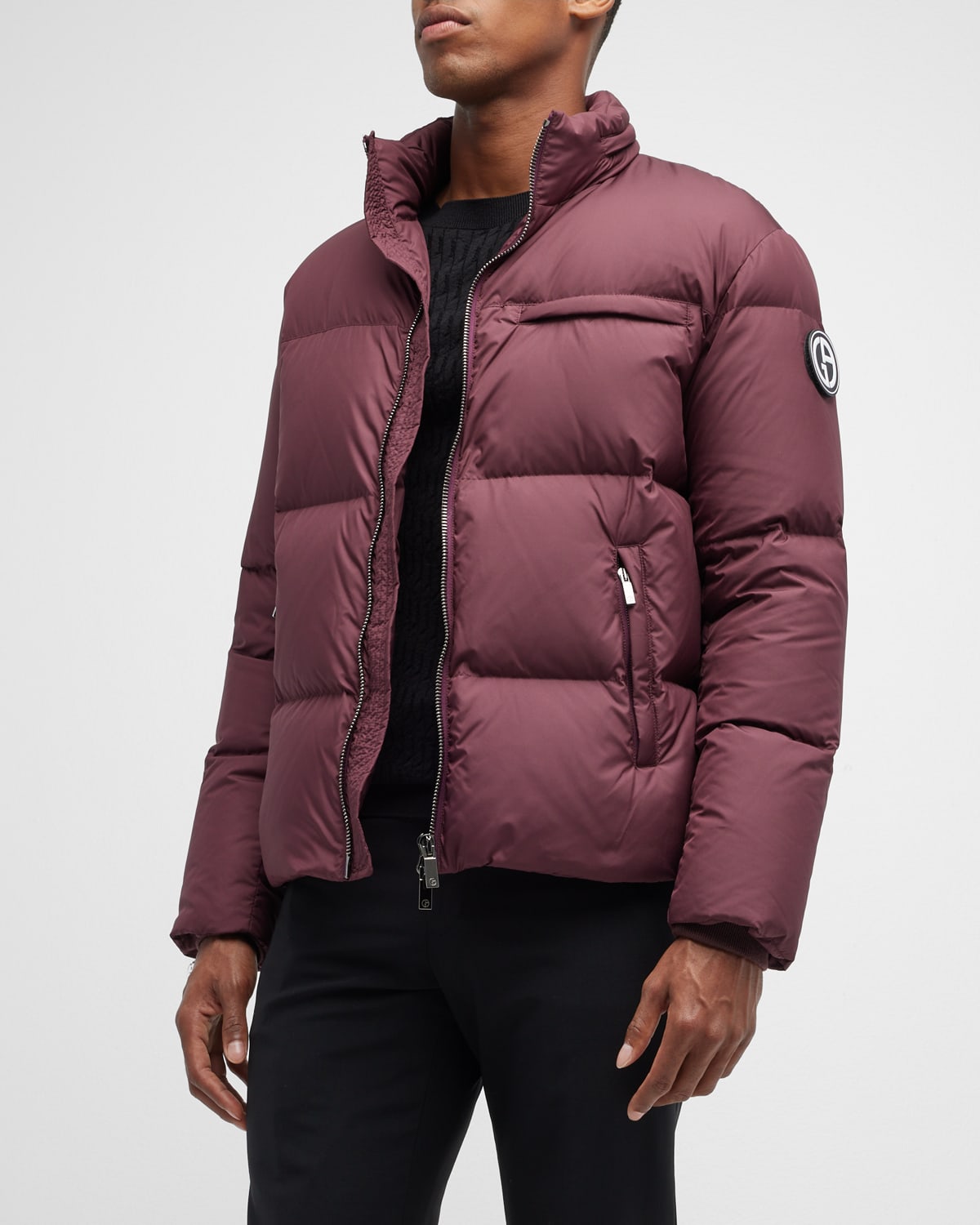 Men's Quilted Down Puffer Jacket