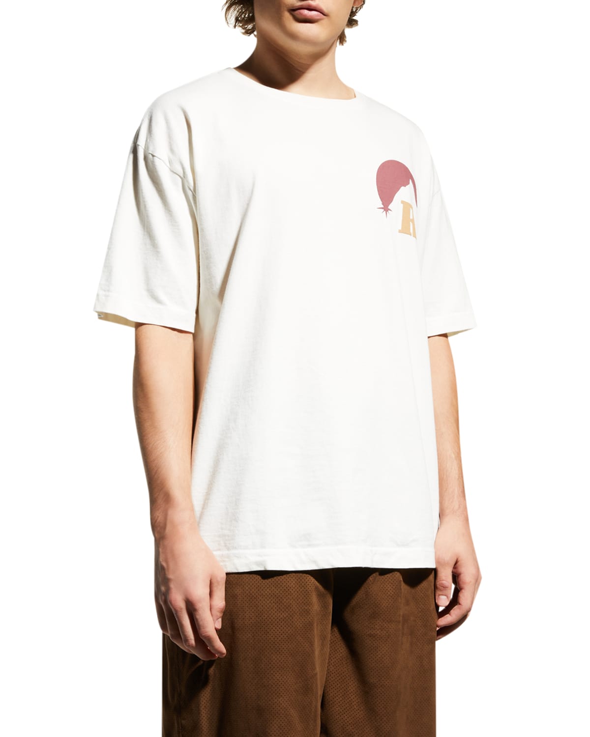 Rhude Men's Moonlight Logo T-Shirt