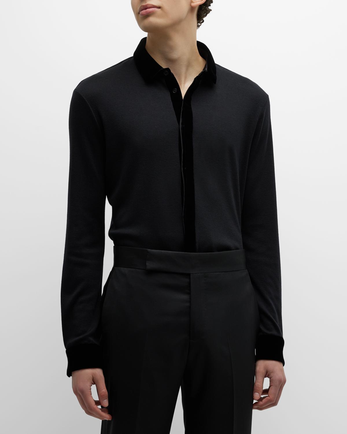 black short sleeve dress shirt mens Stretch Button Up Tom Baine has made Unit Of Measure:5 Units Per Box Ceres Silk Dress Web Collection: Hamptons