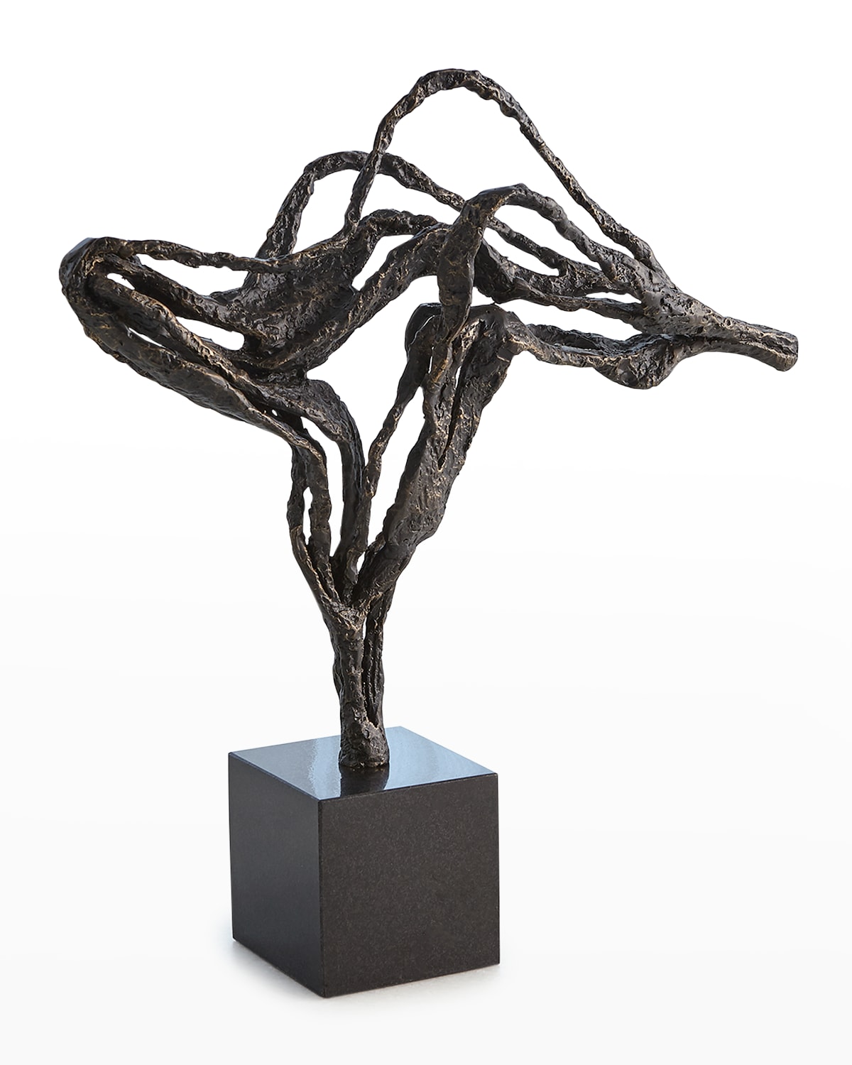 Shop Global Views Tangled Sculpture In Bronze