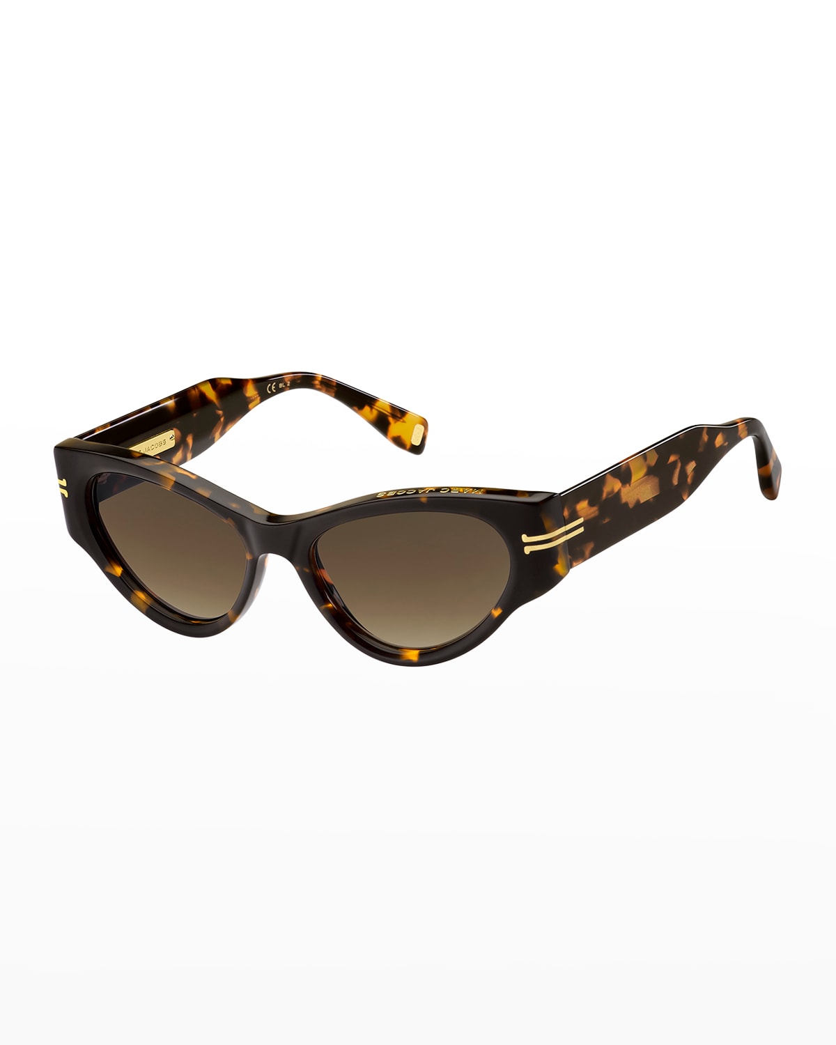 Marc Jacobs Dramatic Acetate Cat-eye Sunglasses In Hvn