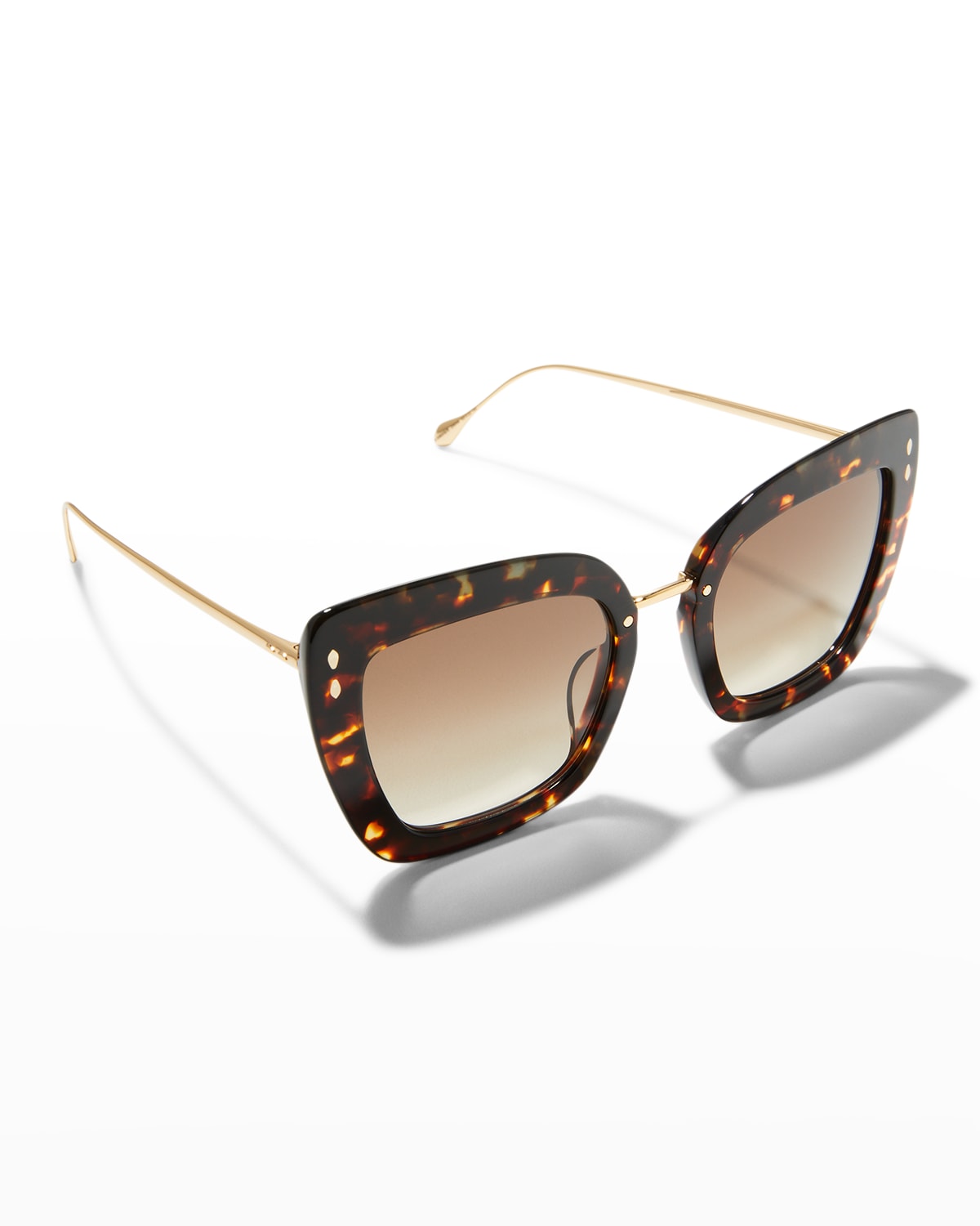 ISABEL MARANT ACETATE & METAL BUTTERFLY SUNGLASSES