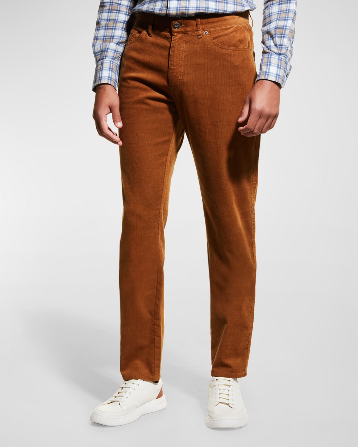 Peter Millar Men's Corduroy 5-Pocket Pants