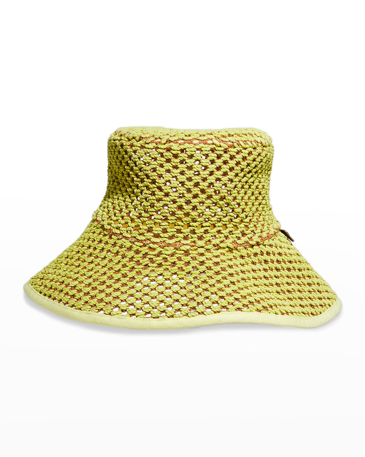 Rag & Bone Cruise Summer Net Bucket Hat In Ylwbrwnnt