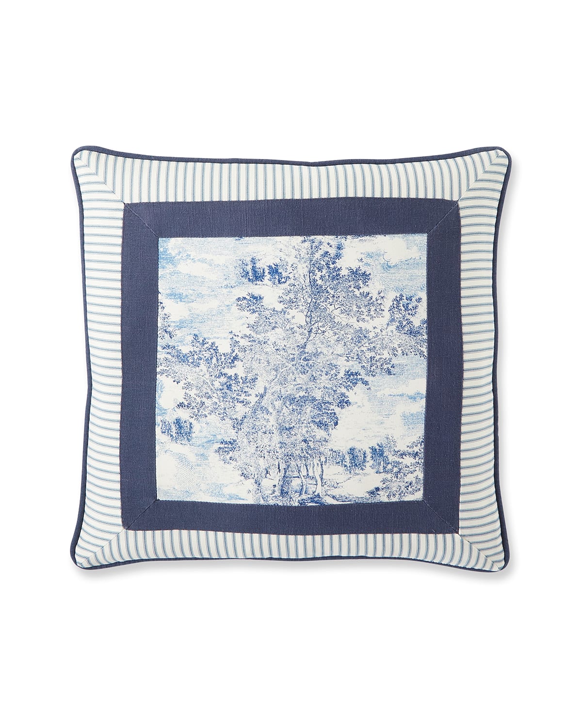 Sherry Kline Home Serene Scenes 20" Framed Pillow In Blue