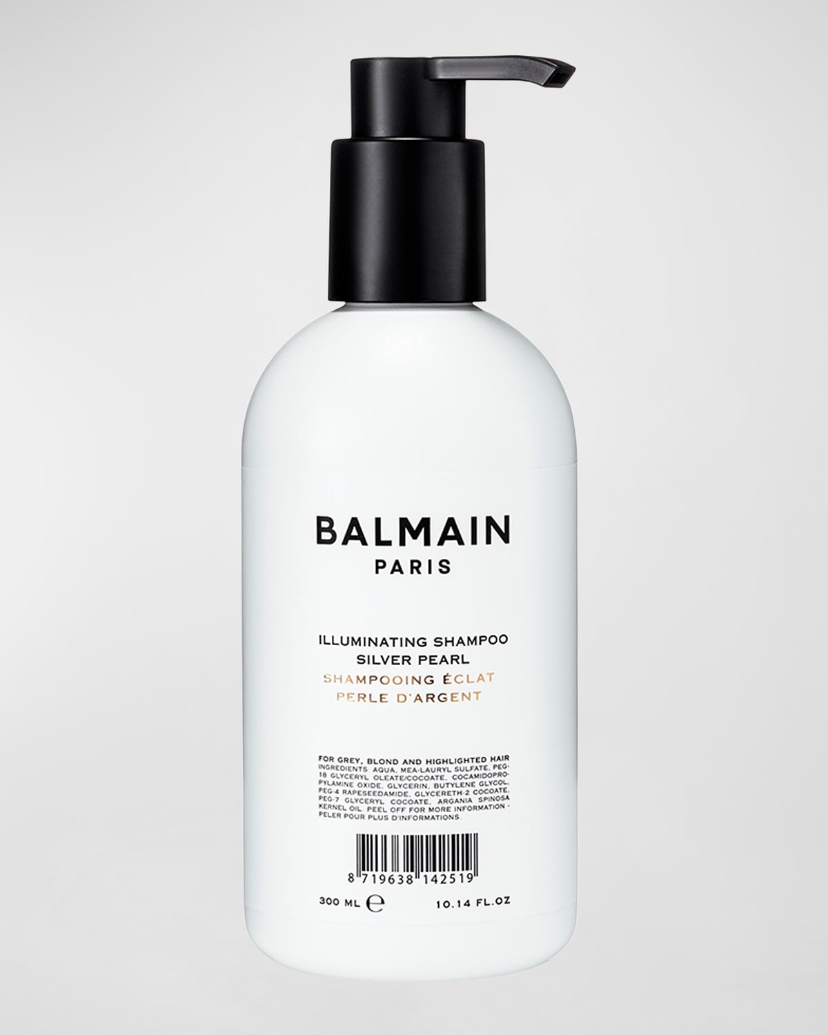 Shop Balmain Hair 10 Oz. Illuminating Shampoo Silver Pearl