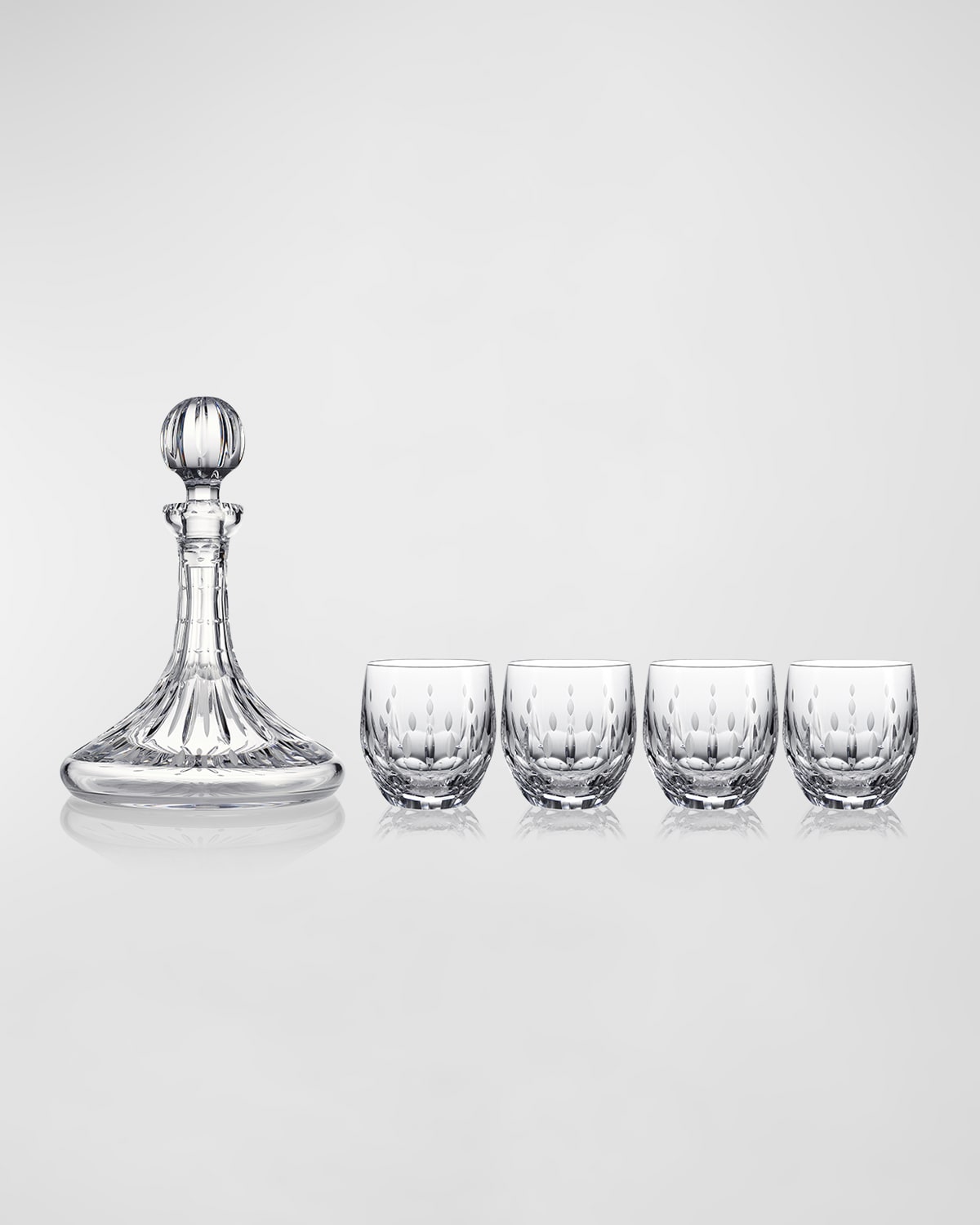 Crystal Decanter and Tumblers Set