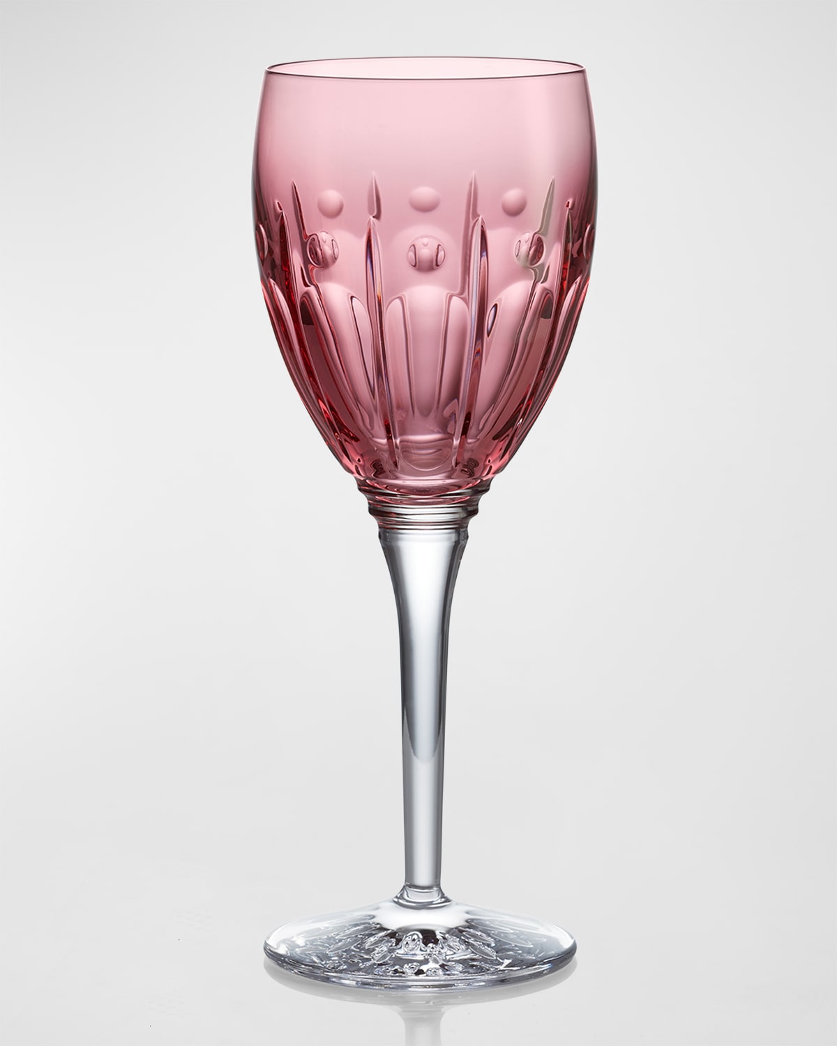 Winter Rose Wine Glass - Rose