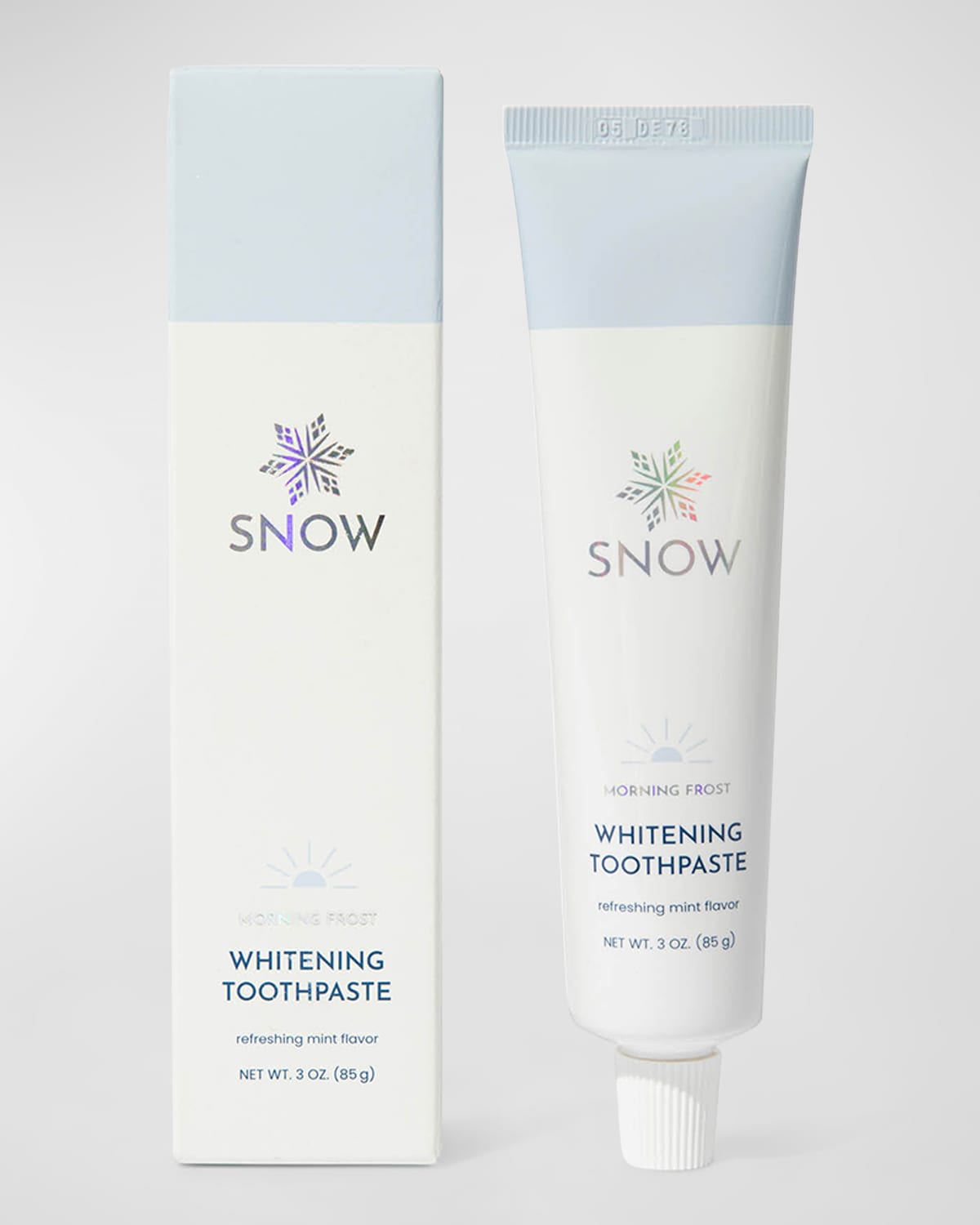 Snow Oral Cosmetics 3 Oz. Morning Frost Am Toothpaste In White