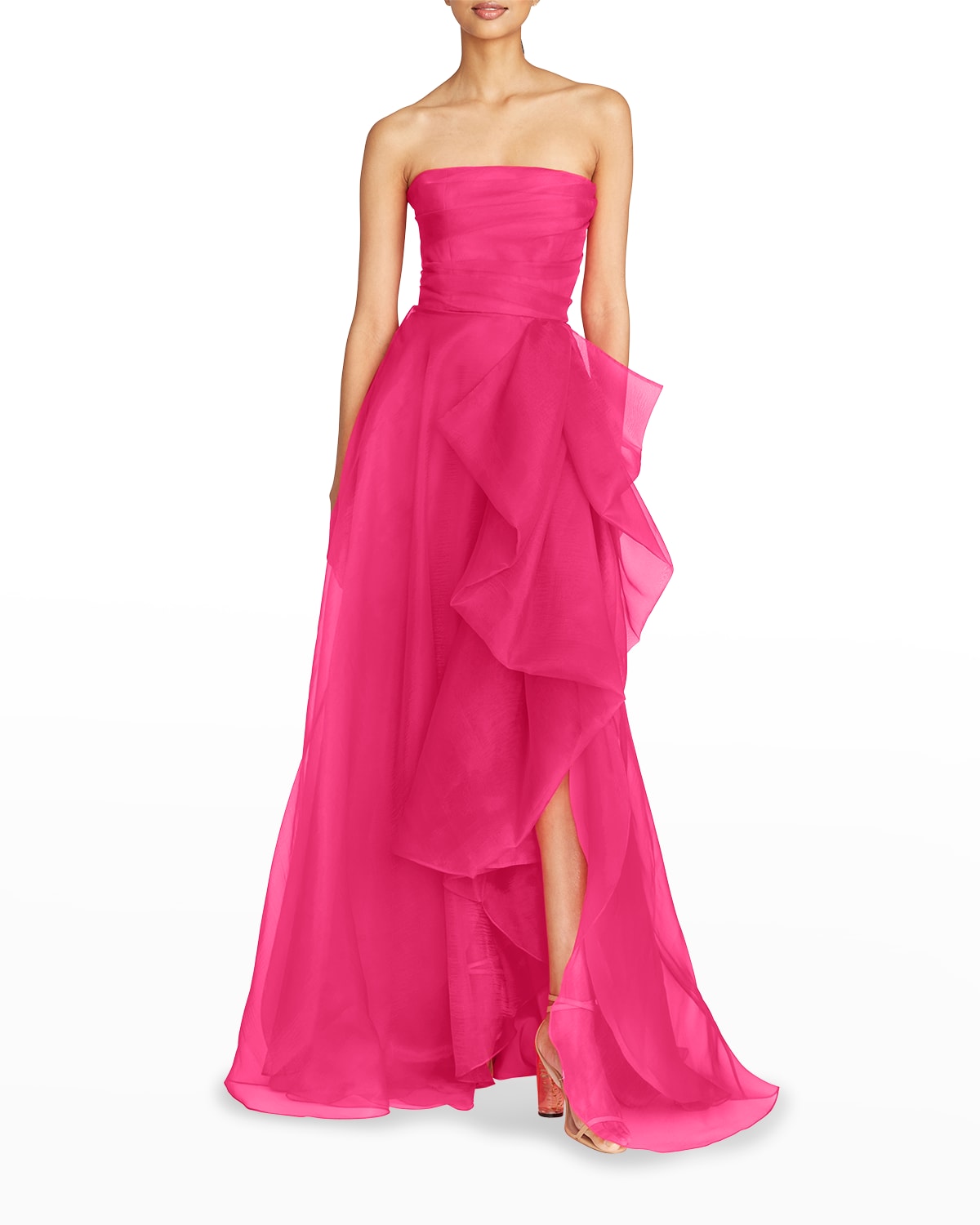 Teresa Draped Strapless Gown