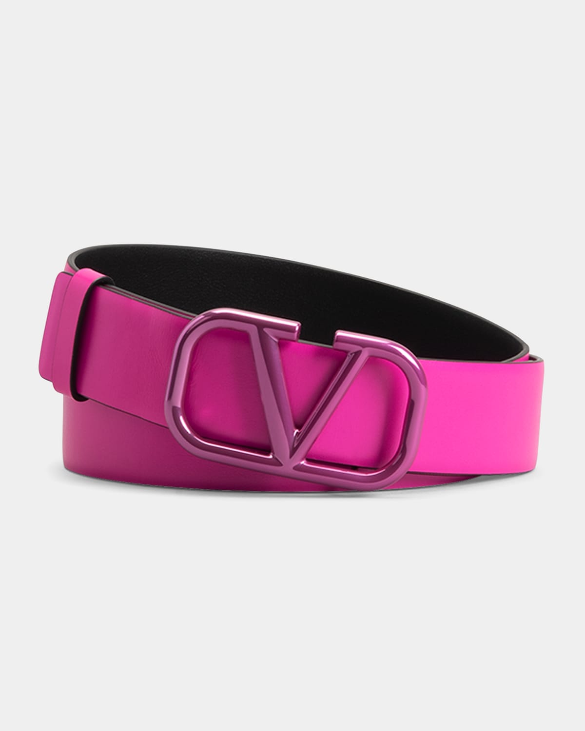 Valentino Garavani Logo Leather Belt Bag - Pink