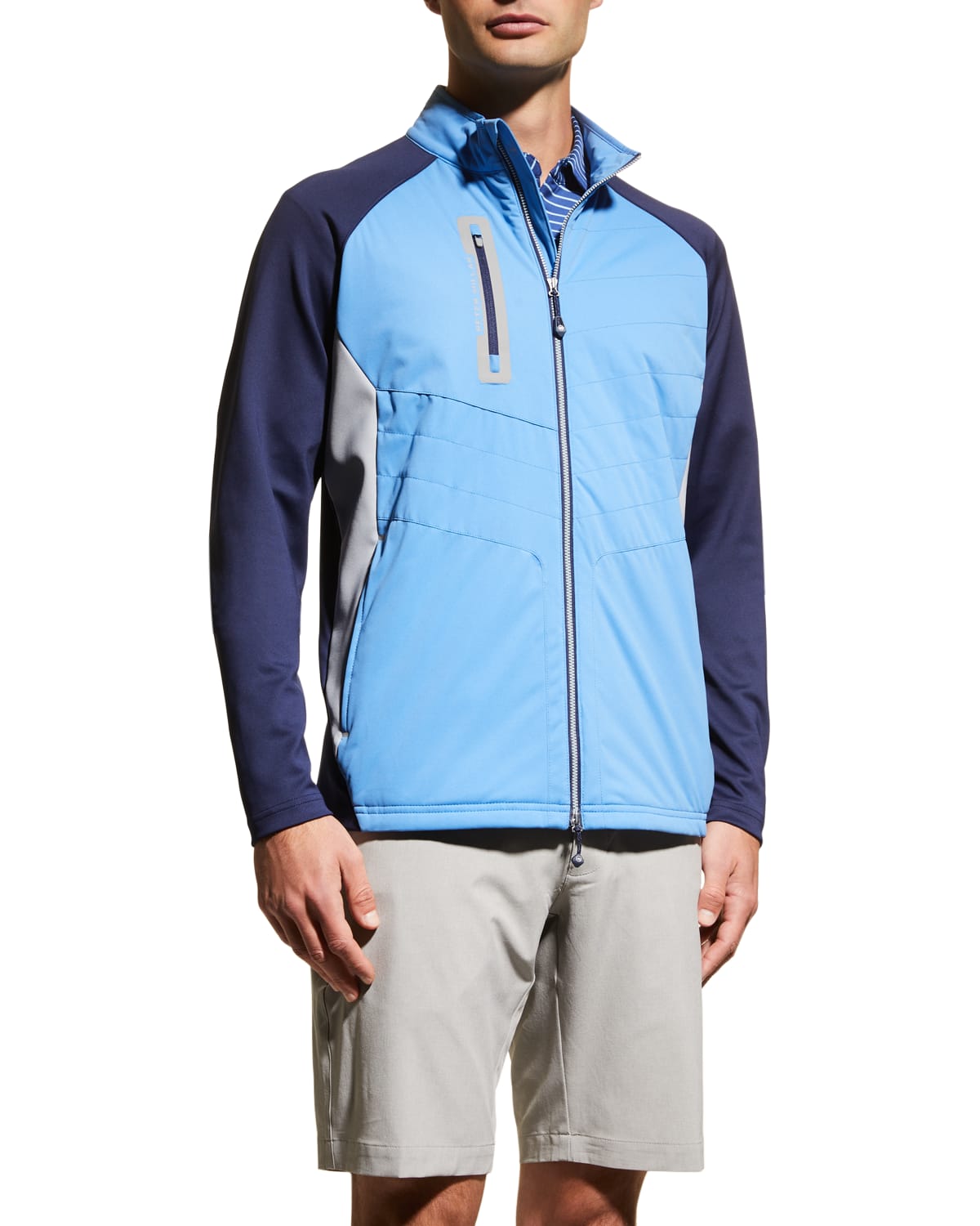 Peter Millar Men's Merge Elite Hybrid Zip Jacket