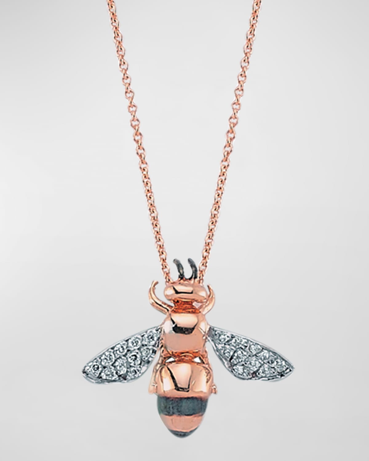 Bee Necklace with Diamonds