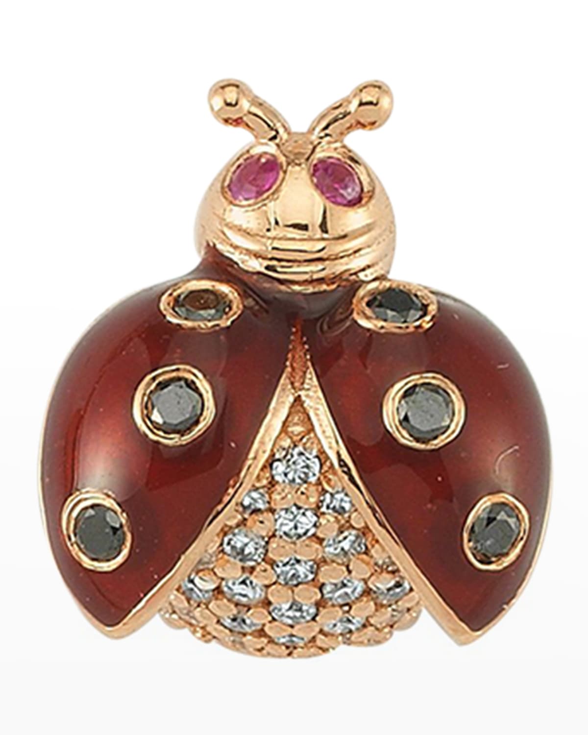 BeeGoddess Ladybug Earring, Single