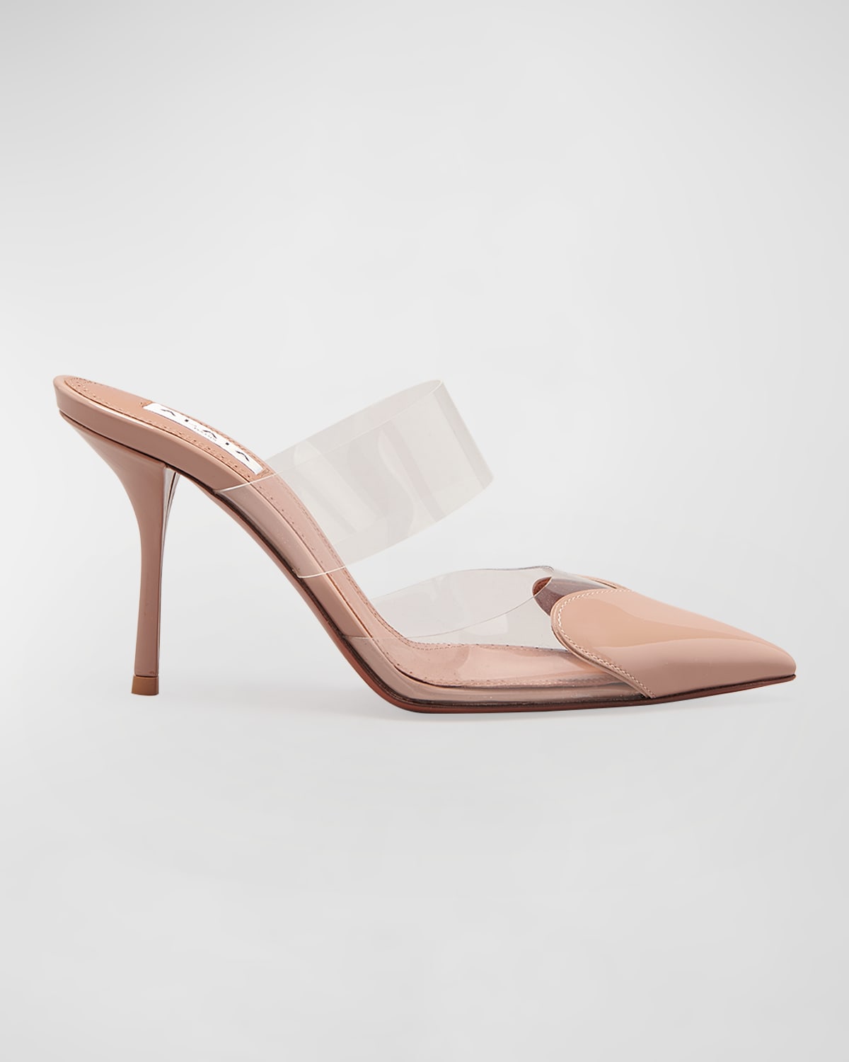 Alaïa Clear Cap-toe Mule Pumps In Chair