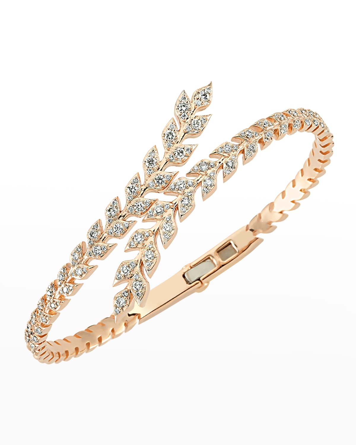 Wheat Diamond Bypass Bracelet