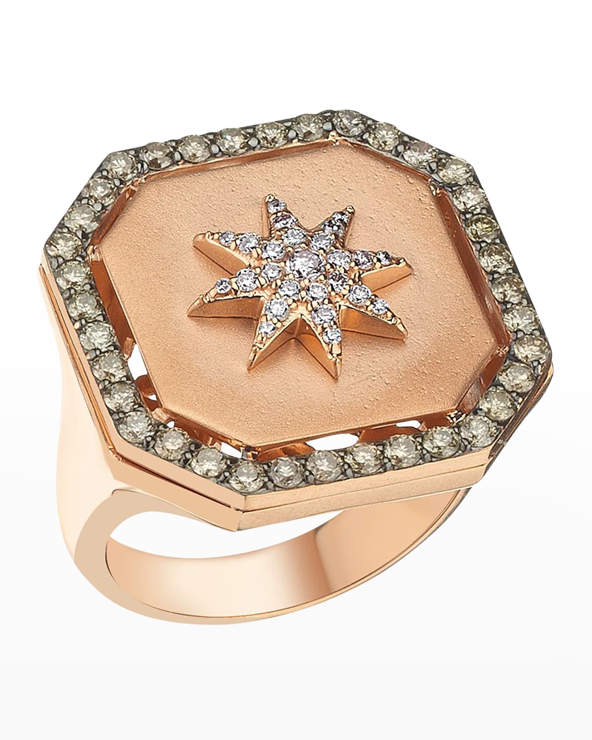 Venus Star Diamond Ring, Size 7