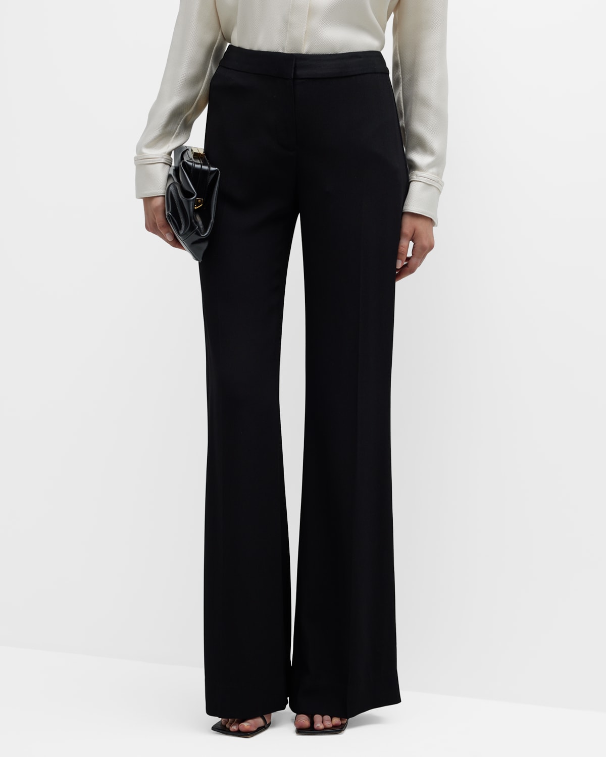 Kobi Halperin Anders Rhinestone Twill Pants In Black