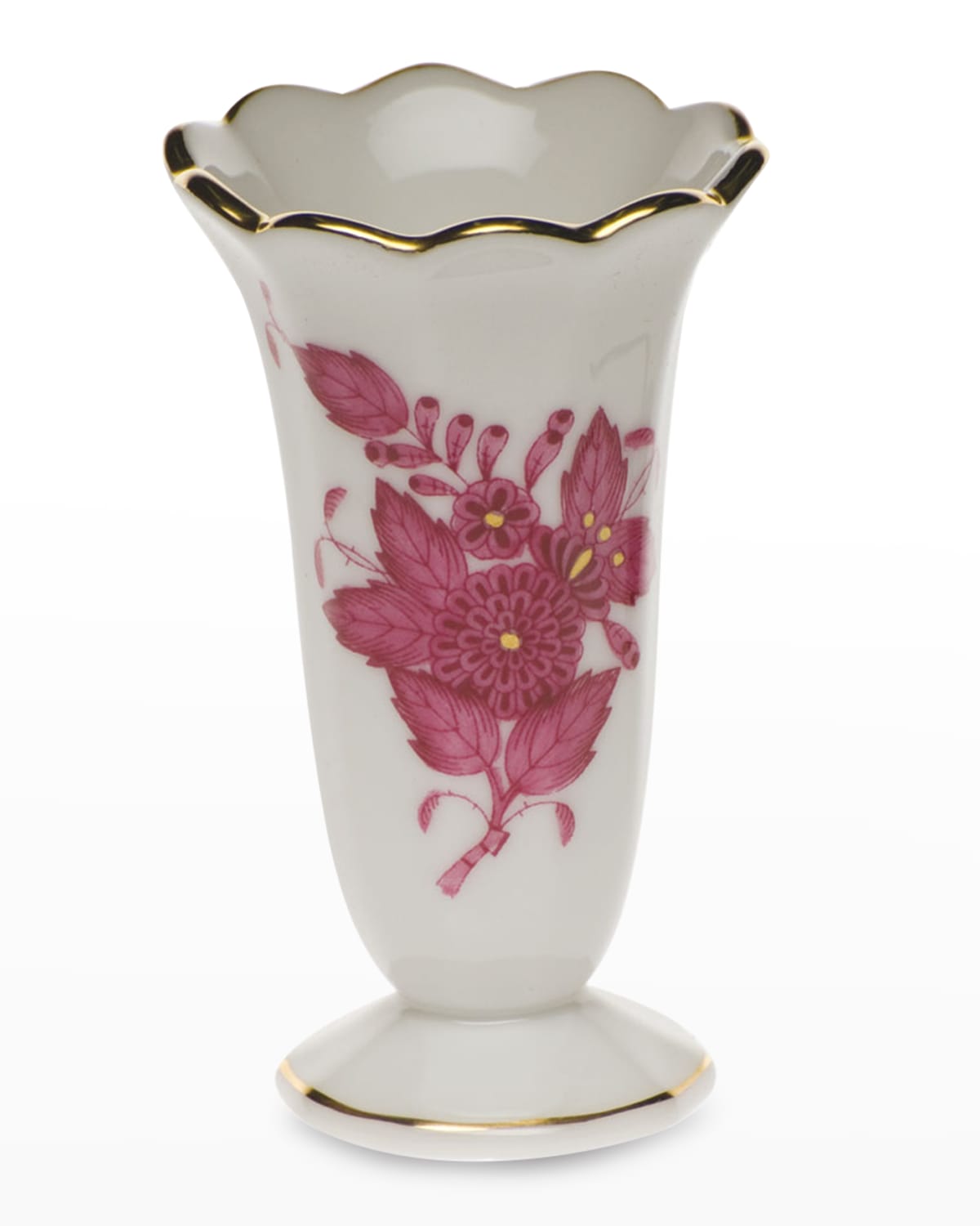 Scalloped Bud Vase