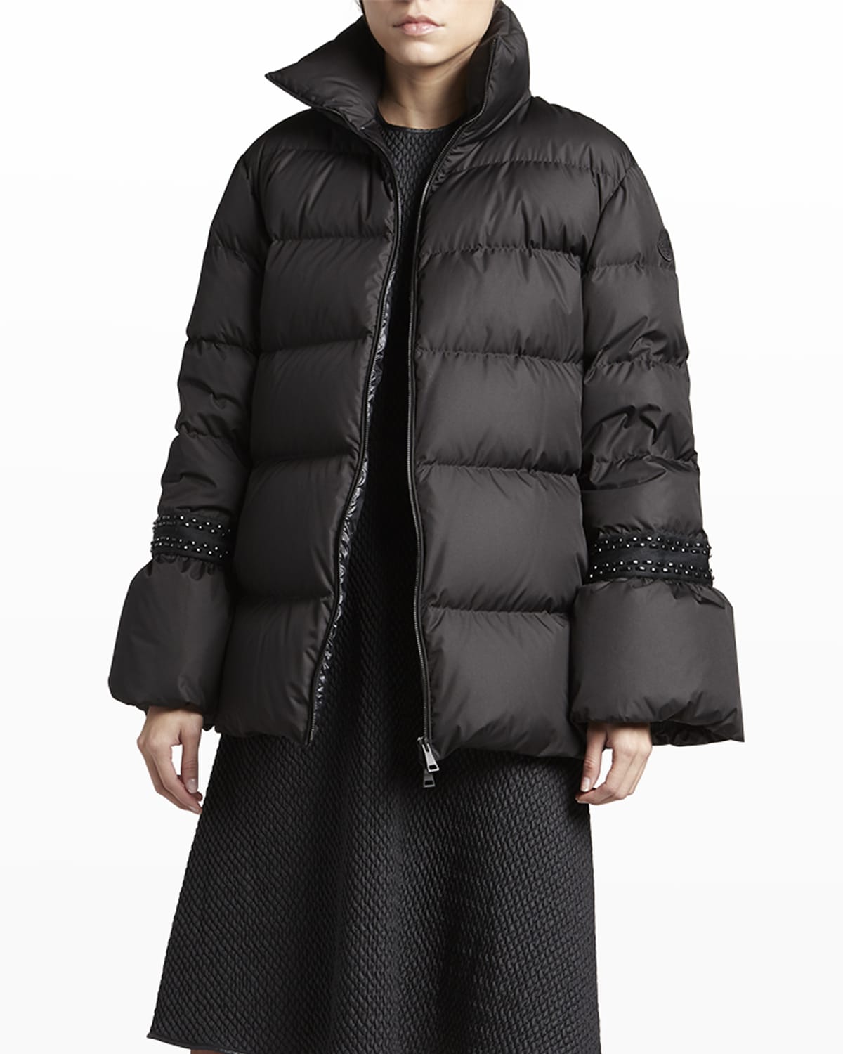 Moncler Barroude Quilted Taffeta Down Jacket In Black