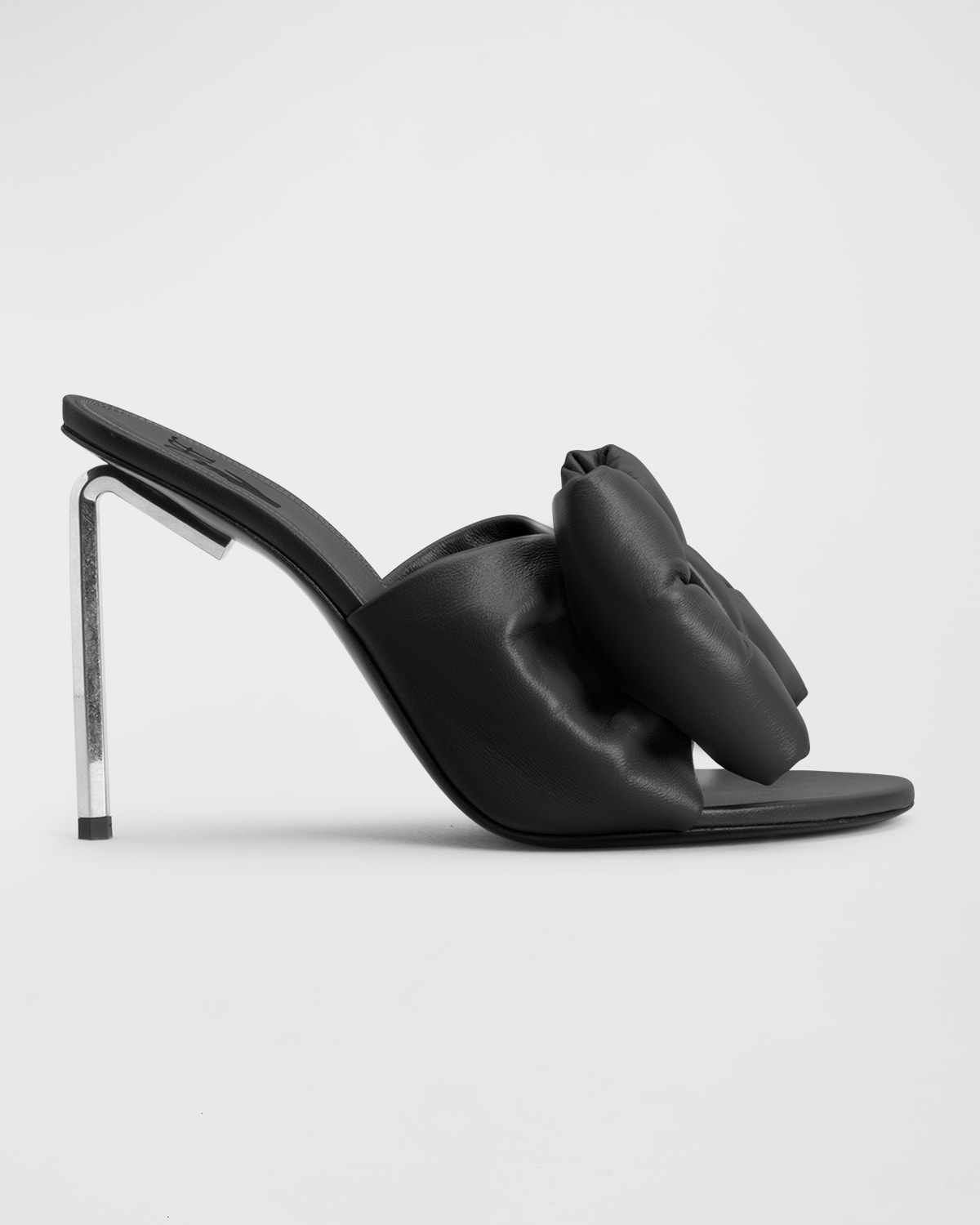 OFF-WHITE Extra Padded Bow Slide Black Black (Women#39;s)