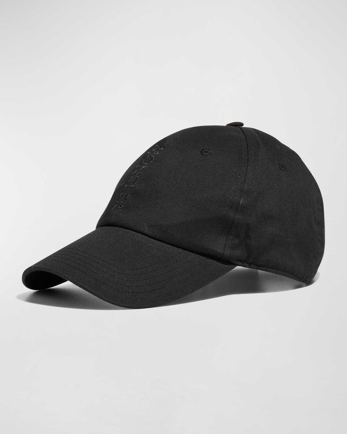 Moncler Logo-print Baseball Cap In Black