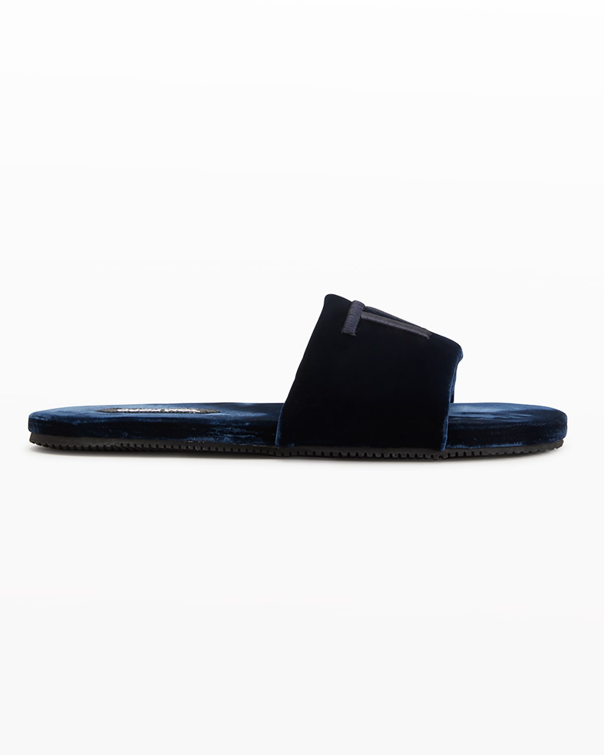 TOM FORD MEN'S HARRISON TF-LOGO SLIPPERS