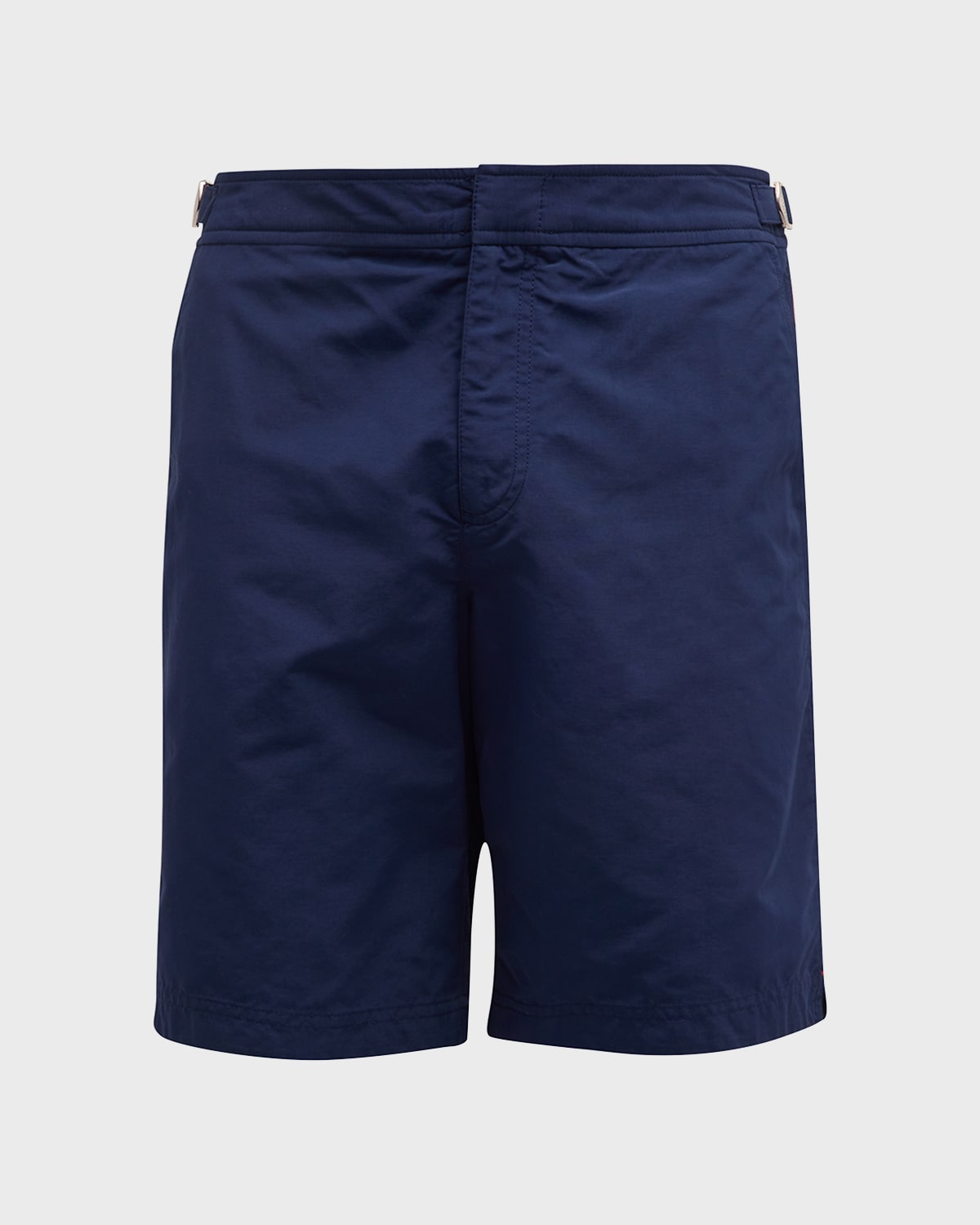 Shop Orlebar Brown Men's Dane Ii Long Swim Shorts In Navy