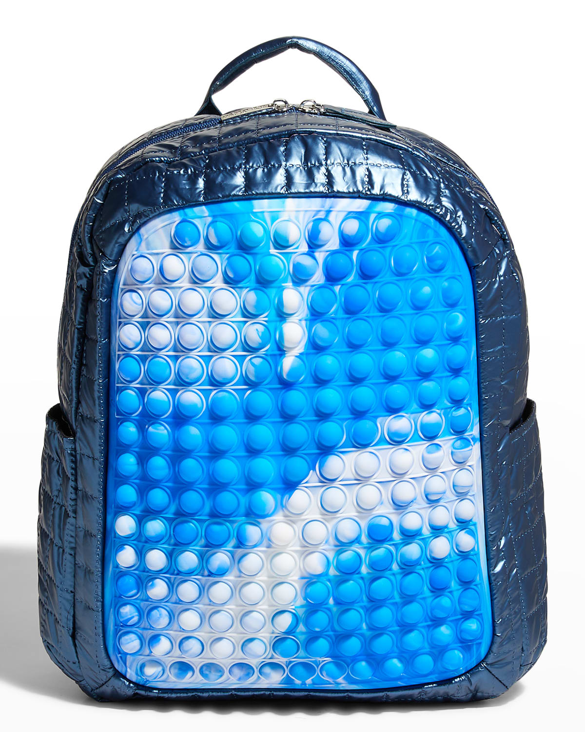 Girl's Blue Puffy In And Out Backpack