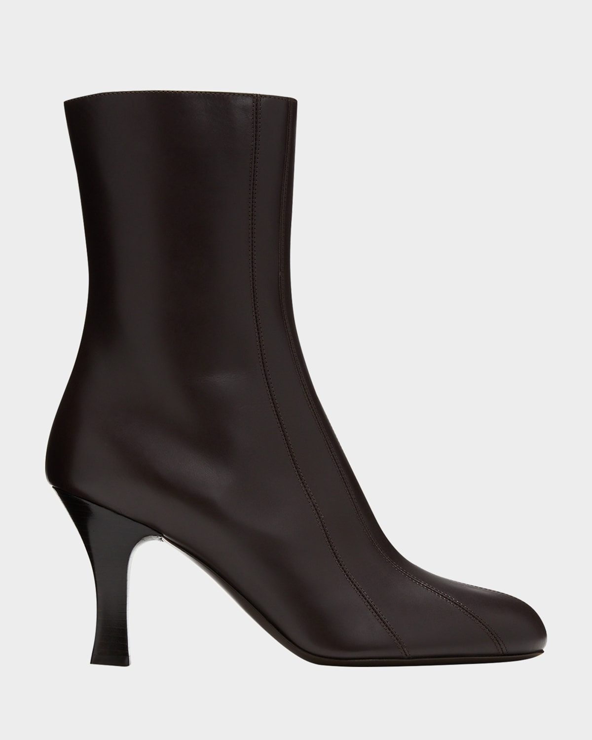 THE ROW SPENCER LEATHER ANKLE BOOTIES