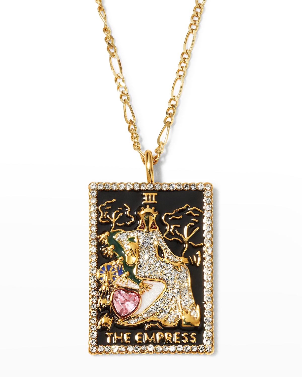 BaubleBar Tarot Card Pendant Necklace